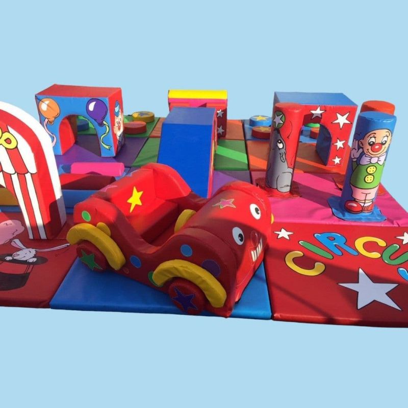 15 Mat CIRCUS/CLOWN Soft Play Multi Activity Set