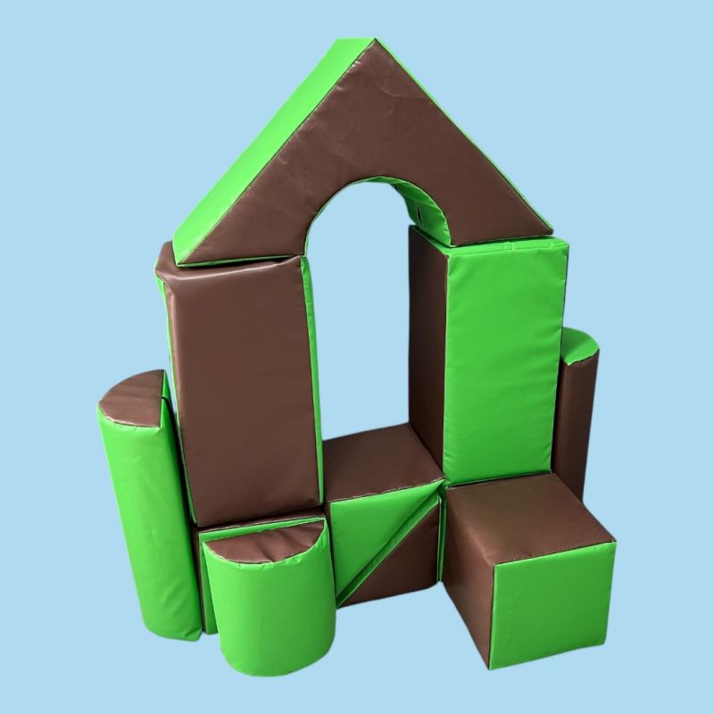 Soft Play Shapes Castle 11 Piece in Bag UK Standards