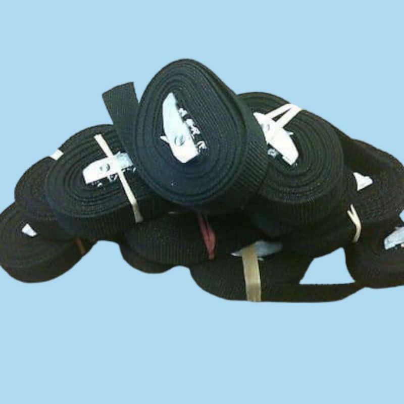 Cam Strap 2.5 meters x 1inch Black  Bouncy castle strap