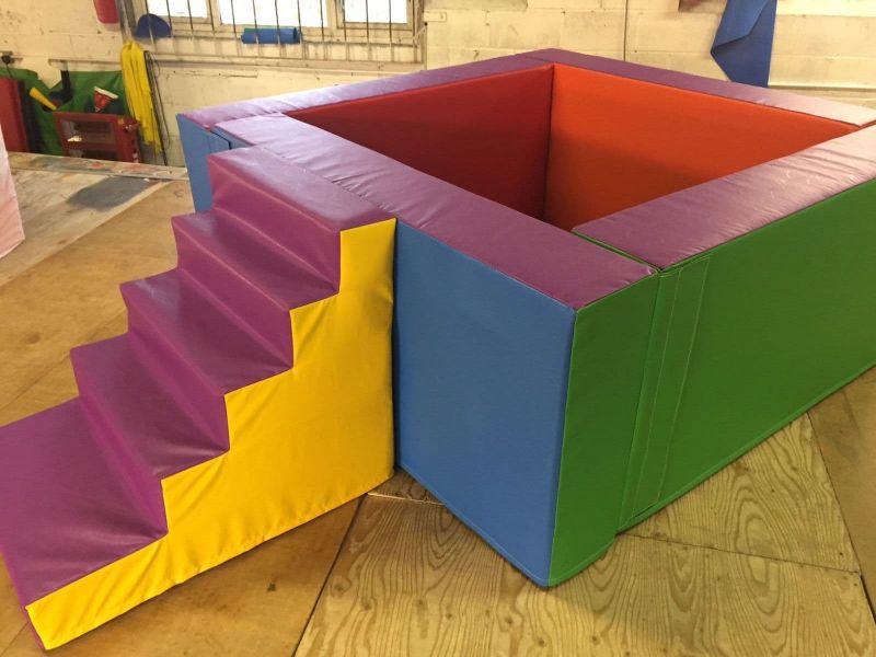 MADE TO ORDER Ball Pond  With Steps High Wall ANY SIZE MADE