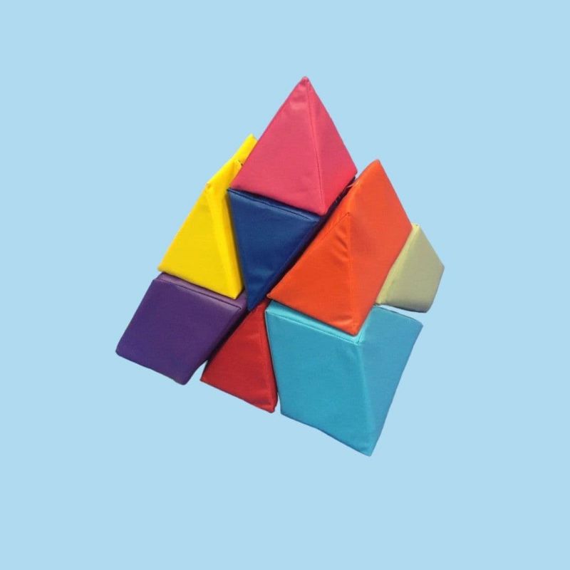 Puzzle PYRAMID GAME MULTI COLOURED or PLAIN