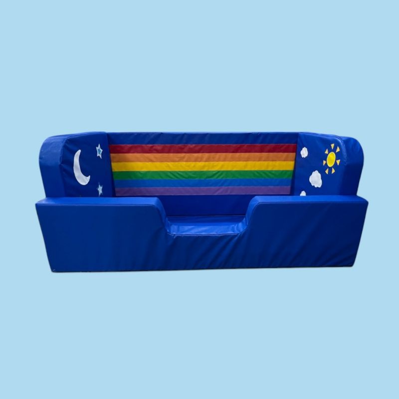 Low Bed Safe Surround with High Back Wall and Ends with RAINBOW