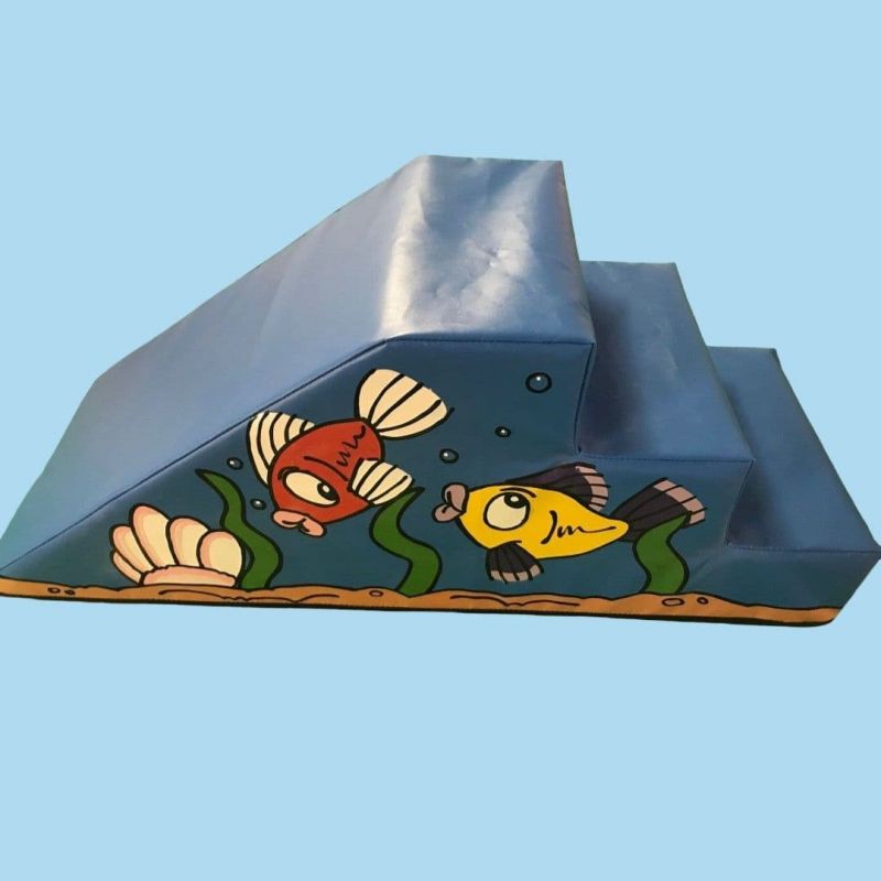 SEA LIFE Soft Play Step & Slide  120cm x 45cm x 45.cm