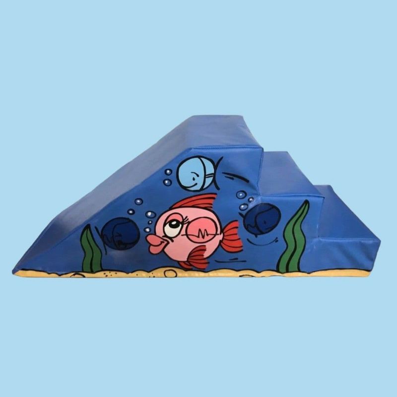 SEA LIFE Soft Play Step & Slide  ideal soft play 120cm x 45cm x 45.cm