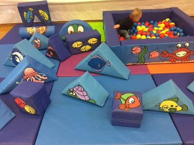 15 Piece Soft Play Set - Ball Pond - SEA LIFE