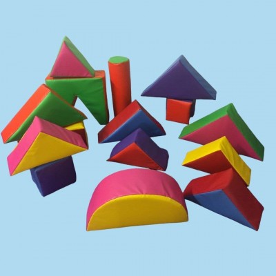 15 Piece Soft Play Set in a Bag MULTI COLOURE