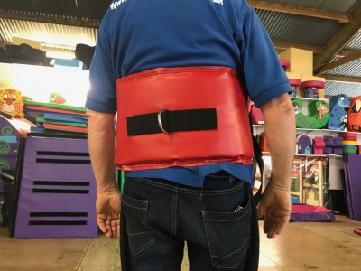 2 x Padded Bungee Run Belts