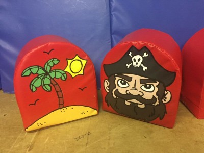 4 x Soft Play Pirate set quality painted both