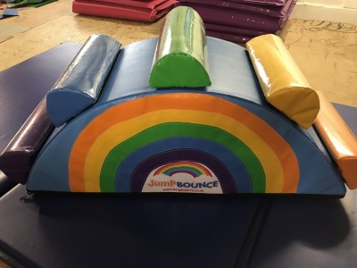 5 Log Soft Play Hump - Sensory Rainbow  and S