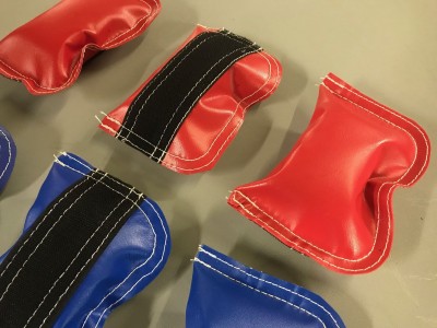 6 x Bungee Pads / Battons with velcro