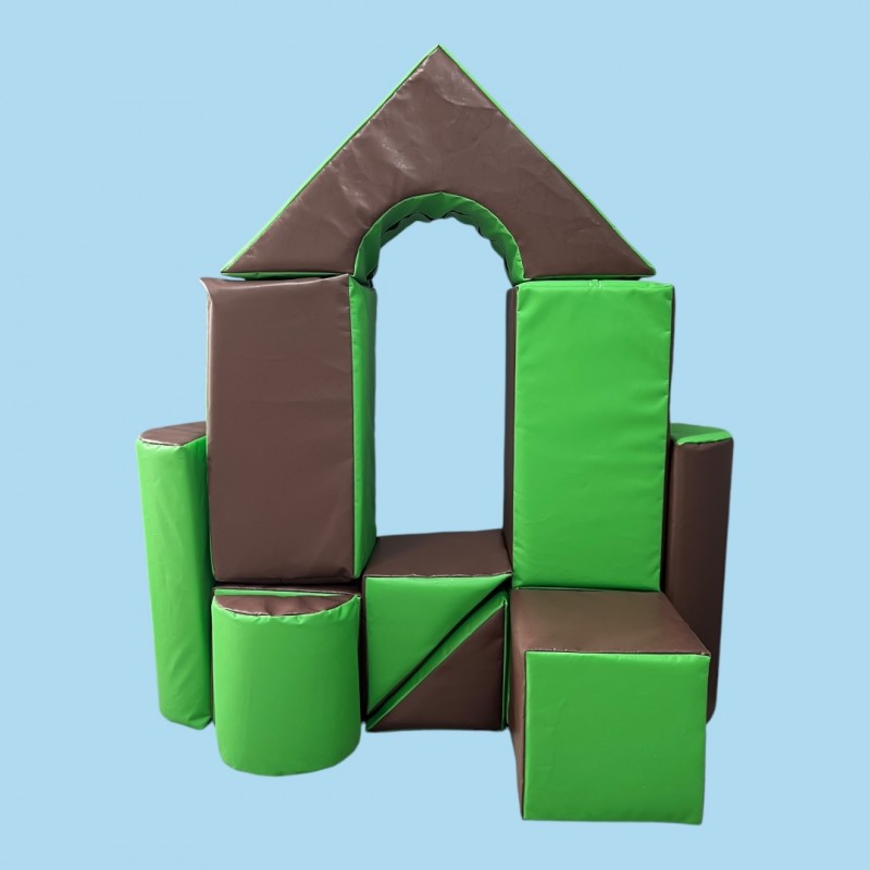 Soft Play Shapes Castle 11 Piece in Bag UK St