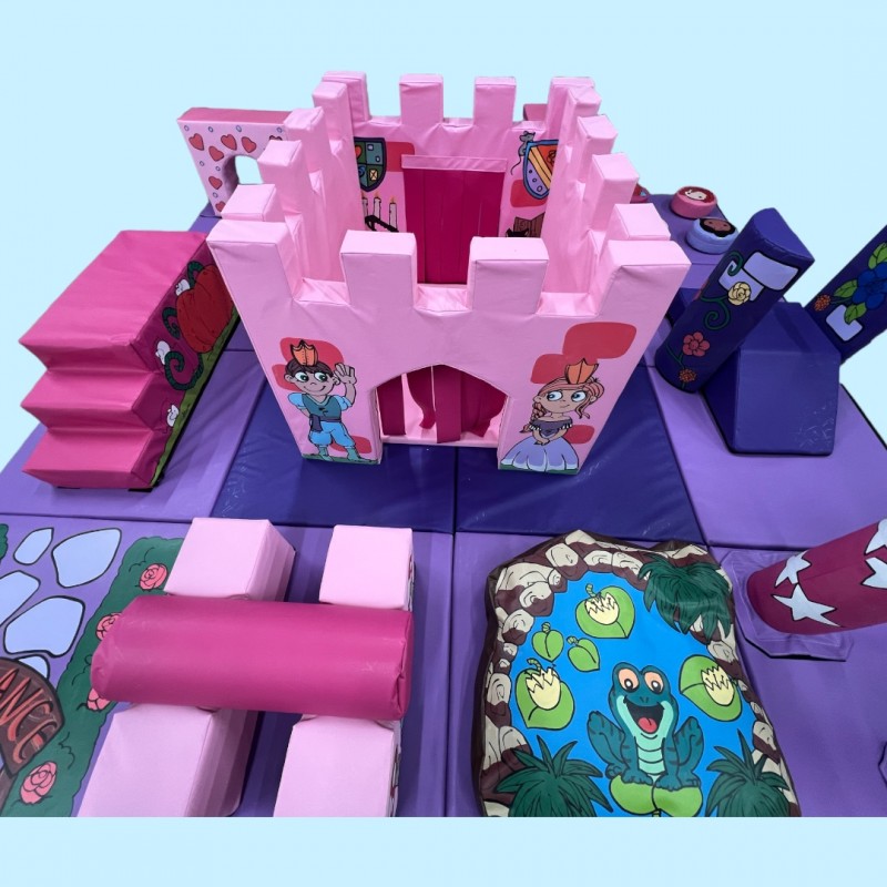 16 Mat PRINCESS Soft Play Activity Set - STOC