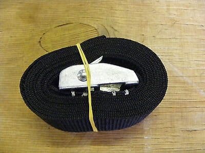 Cam Strap 2.5 meters x 1inch Black  Bouncy ca