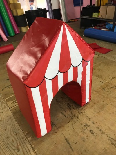 Circus Tent Tunnel Theme Hand Painted quality