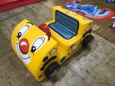 Clown / Circus sit on Soft Play Car