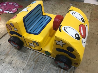 Clown / Circus sit on Soft Play Car