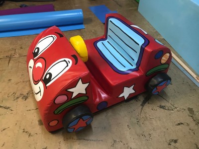 Clown / Circus sit on Soft Play Car