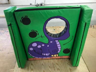 Dinosaur Peep Board 100cm x 90 cm