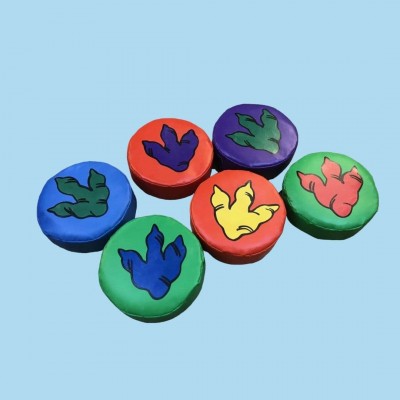 Dinosaur Print  Soft Play Stepping Stones 6 x