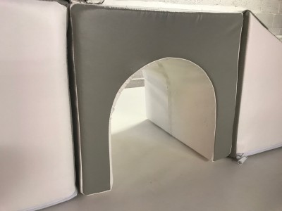 Grey White   Slide/Tunnel / Steps