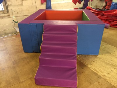 MADE TO ORDER Ball Pond  With Steps High Wall