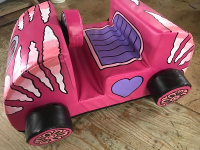 PRINCESS Jungle Car Soft Play all vel-cro tog