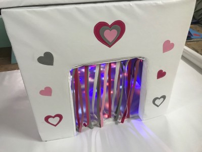 Sensory Cube HEARTS with Lights and Music