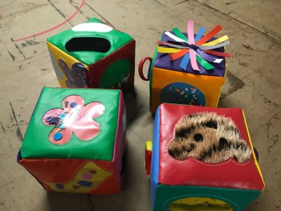 Sensory Soft Play Cubes 8