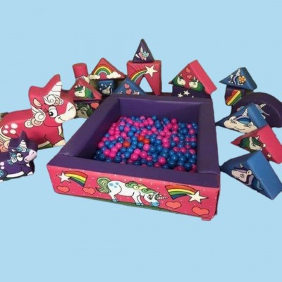 Unicorn 15 set soft play / Ball Pond/ 2 x Uni