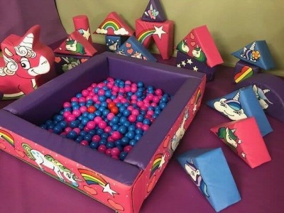 Unicorn 15 set soft play / Ball Pond/ 2 x Uni