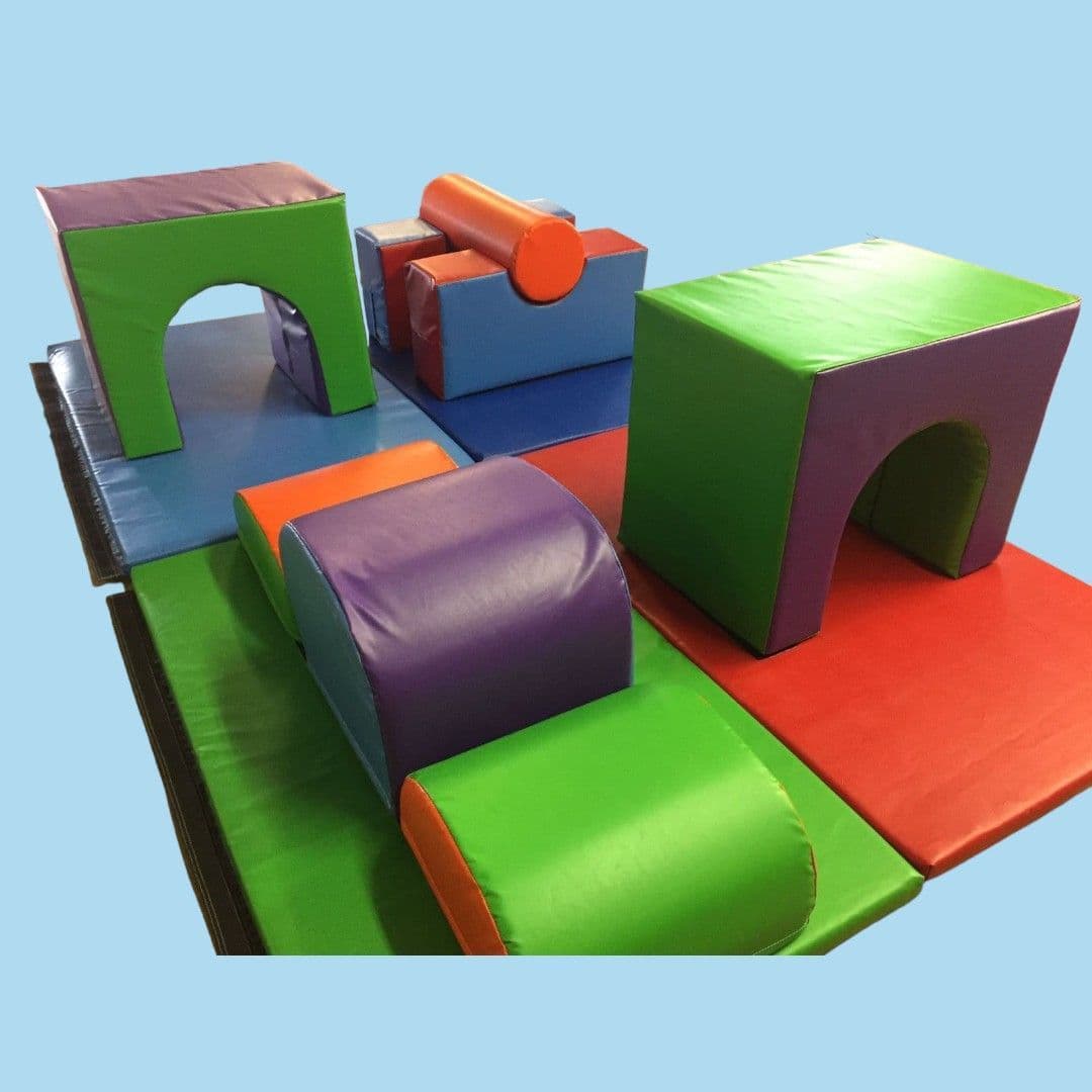 Activity Set on 4 x 5ft x 3ft Mats Make long or Square.