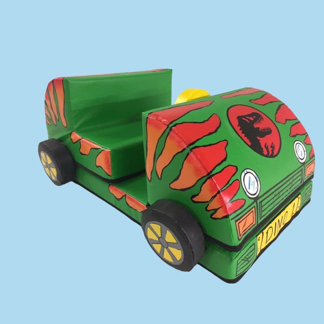 Jurassic Sit on Soft Play Car
