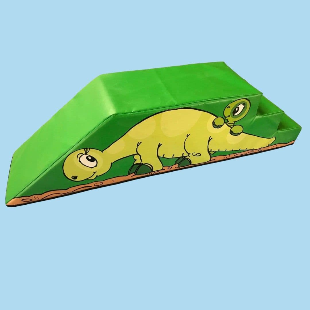 Dinosaur Soft Play Step, Block & Slide   150cm x 45cm x 45.cm