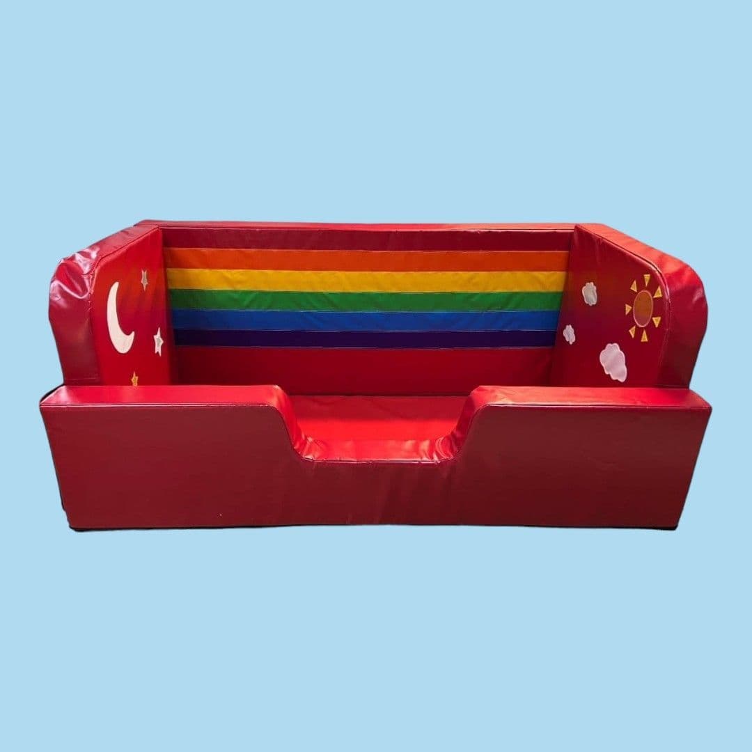 Low Bed Safe Surround with High Back Wall and Ends with RAINBOW
