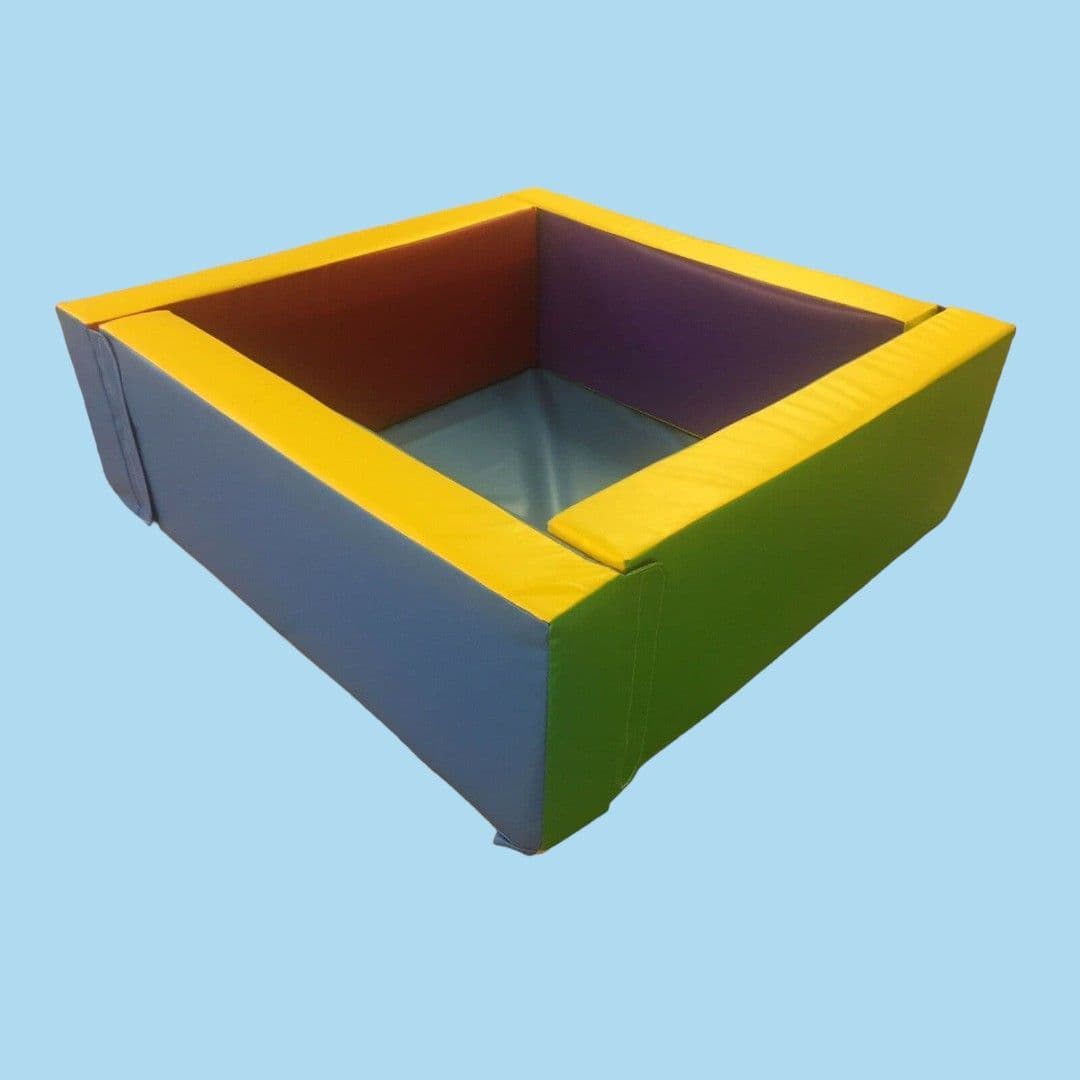 MULTI COLOURED Soft Play Ball Pond *4.6ft  x 4.6ft x 16