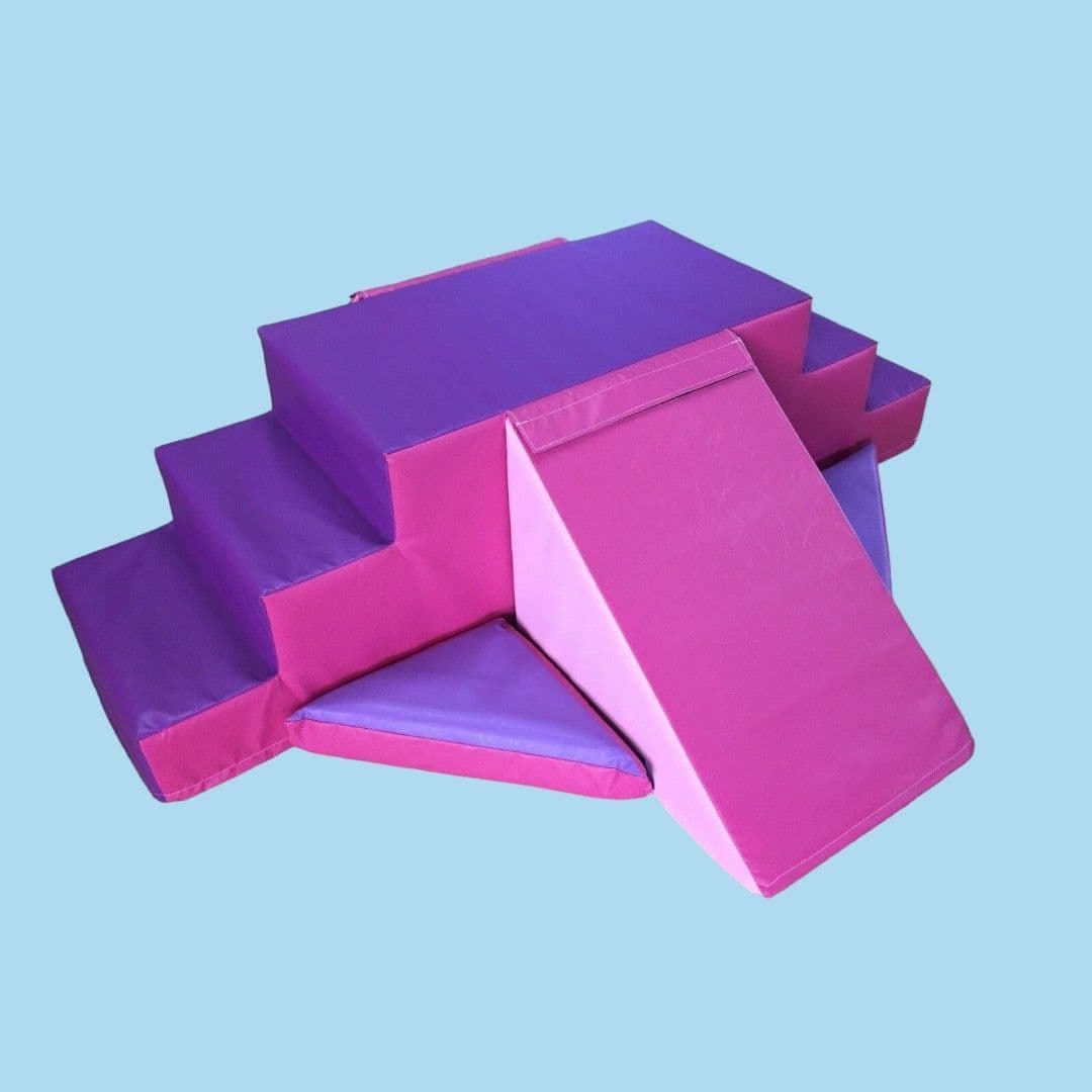 Pink and Purple Multy Sided Play Set - Slide/ Steps